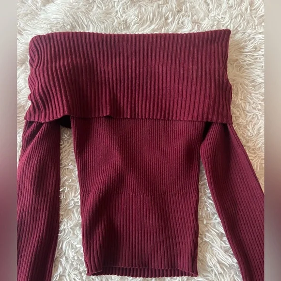 Princess Polly Morley Off Shoulder Sweater - Picture 5 of 7